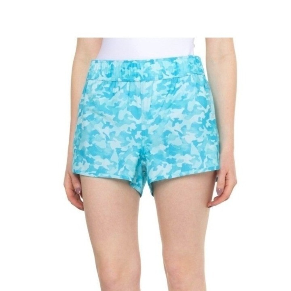 Spyder Camo Printed Boardshorts - 3" Womens XL Blue